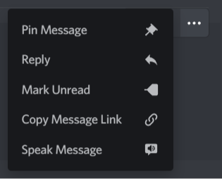 Other message options